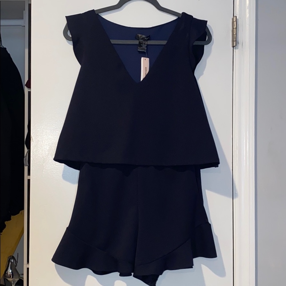 Navy Romper- SHIPS TODAY- NWT